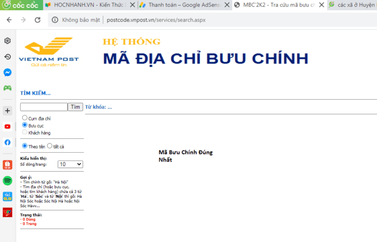 Cách lấy mã bưu chính đúng và mới nhất