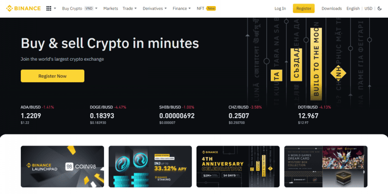 Tìm hiểu về cách sử dụng sàn Binance